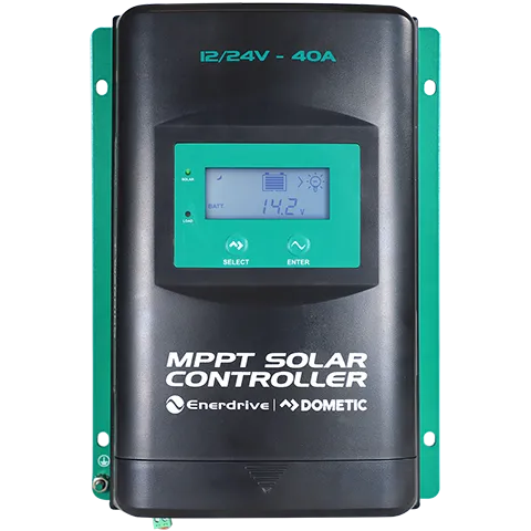 ENERDRIVE MPPT SOLAR CONTROLLER W/DISPLAY - 40AMP 12/24V