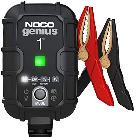 NOCO 6/12V 1A SMART BATTERY CHARGER LEAD ACID, FLOODED, GEL, AGM LITHIUM-ION BATTERIES