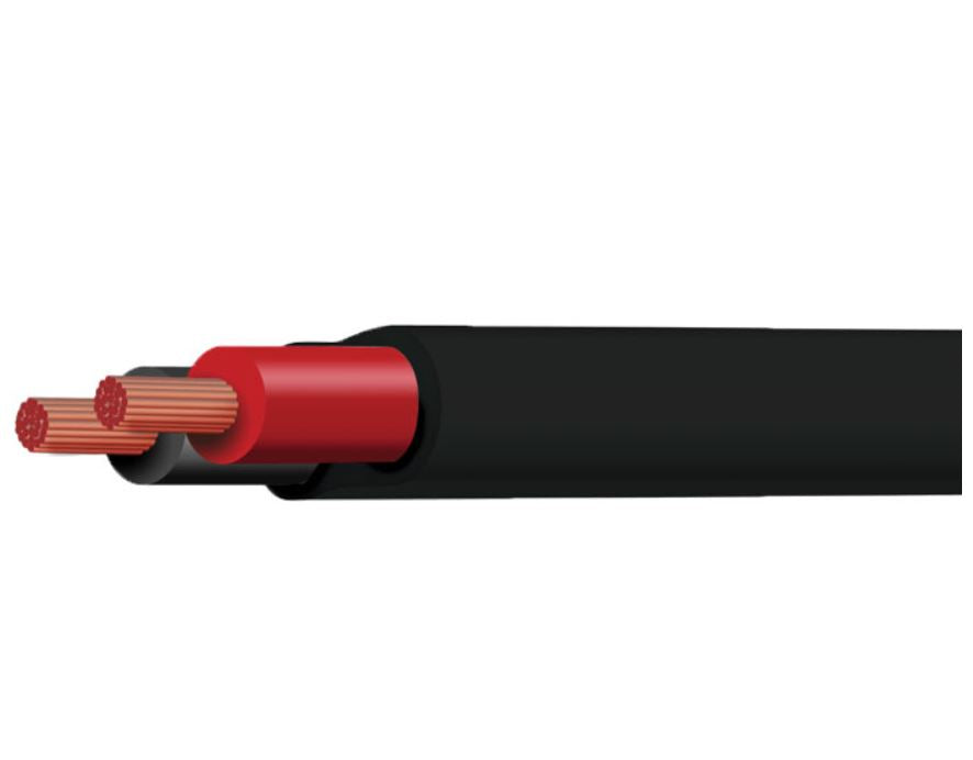 Tyree ( formally Tycab ) 6mm Twin Sheath Cable - Red/Black
