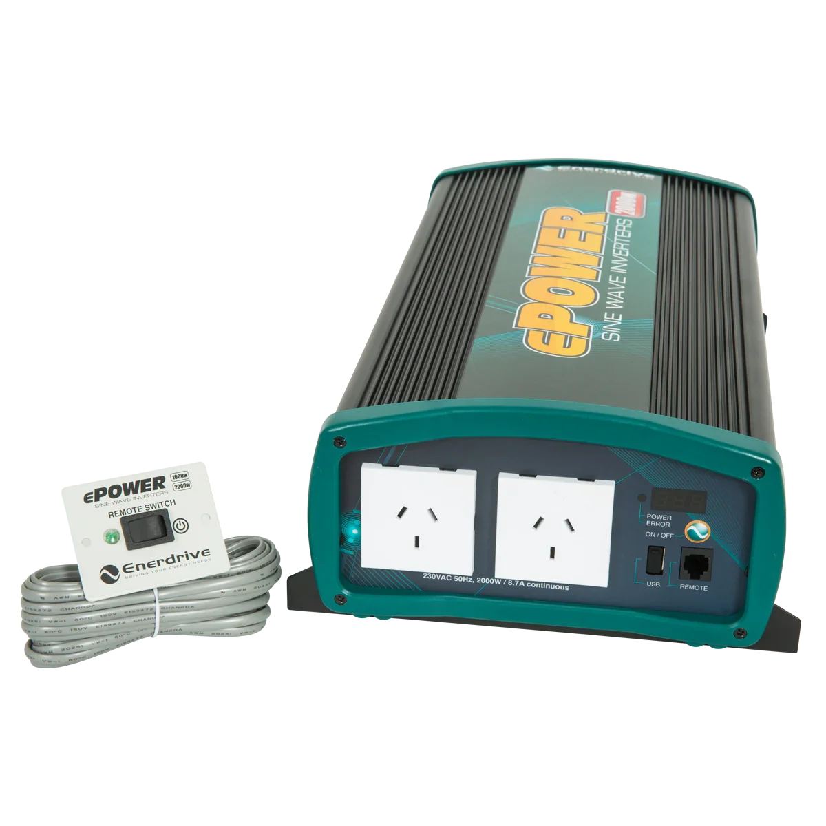 Enerdrive ePOWER 2000W True Sine Wave Inverter
