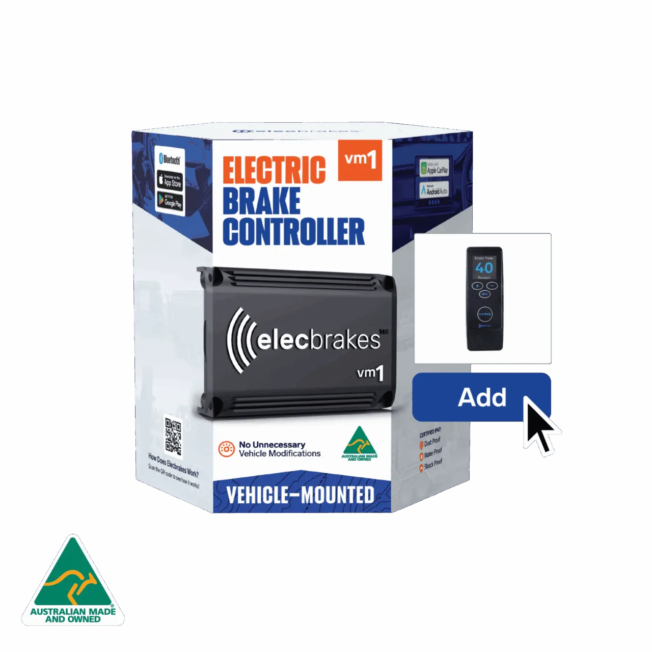 VM1 Vehicle-Mounted Brake Controller – Complete Set