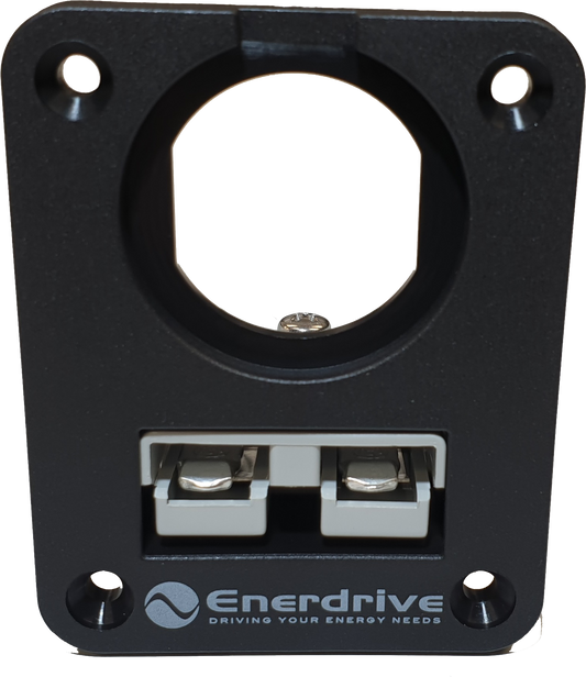 Enerdrive Panel Mount 50A Anderson Plug Holder and 1 Socket Holes