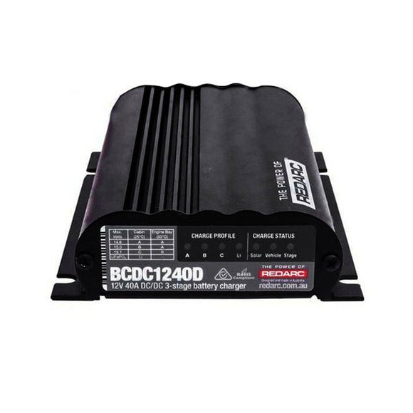 REDARC DUAL INPUT 40A IN-VEHICLE DC BATTERY CHARGER