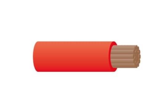 Battery Cable 2 B&S RED
