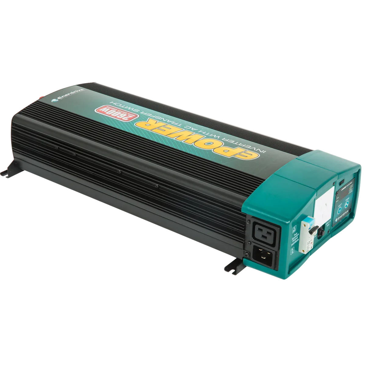 Enerdrive ePOWER 2600W 12V True Sine Wave Inverter with AC Transfer & Safety Switch