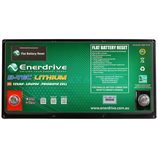 Enerdrive B-TEC 12V 125Ah G2 Lithium Battery