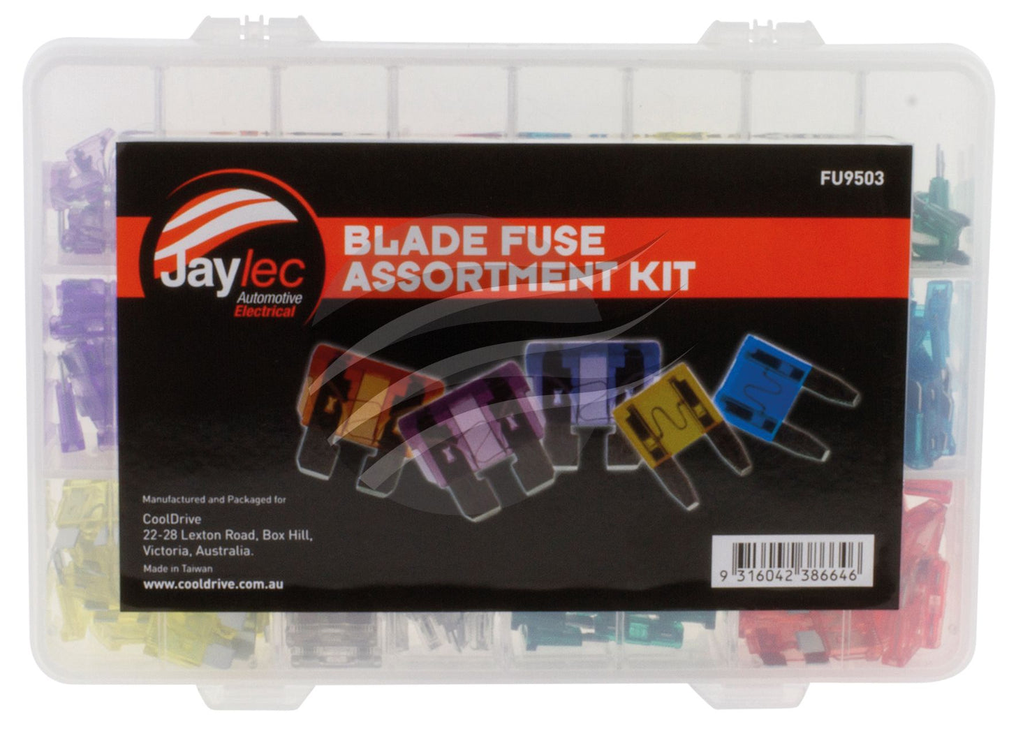 FUSE ASSORTMENT KIT 280PCS STANDARD BLADE FUSE