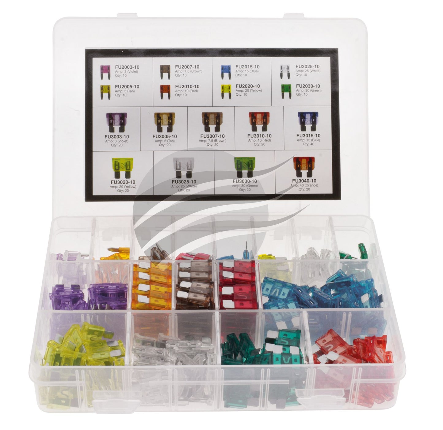 FUSE ASSORTMENT KIT 280PCS STANDARD BLADE FUSE