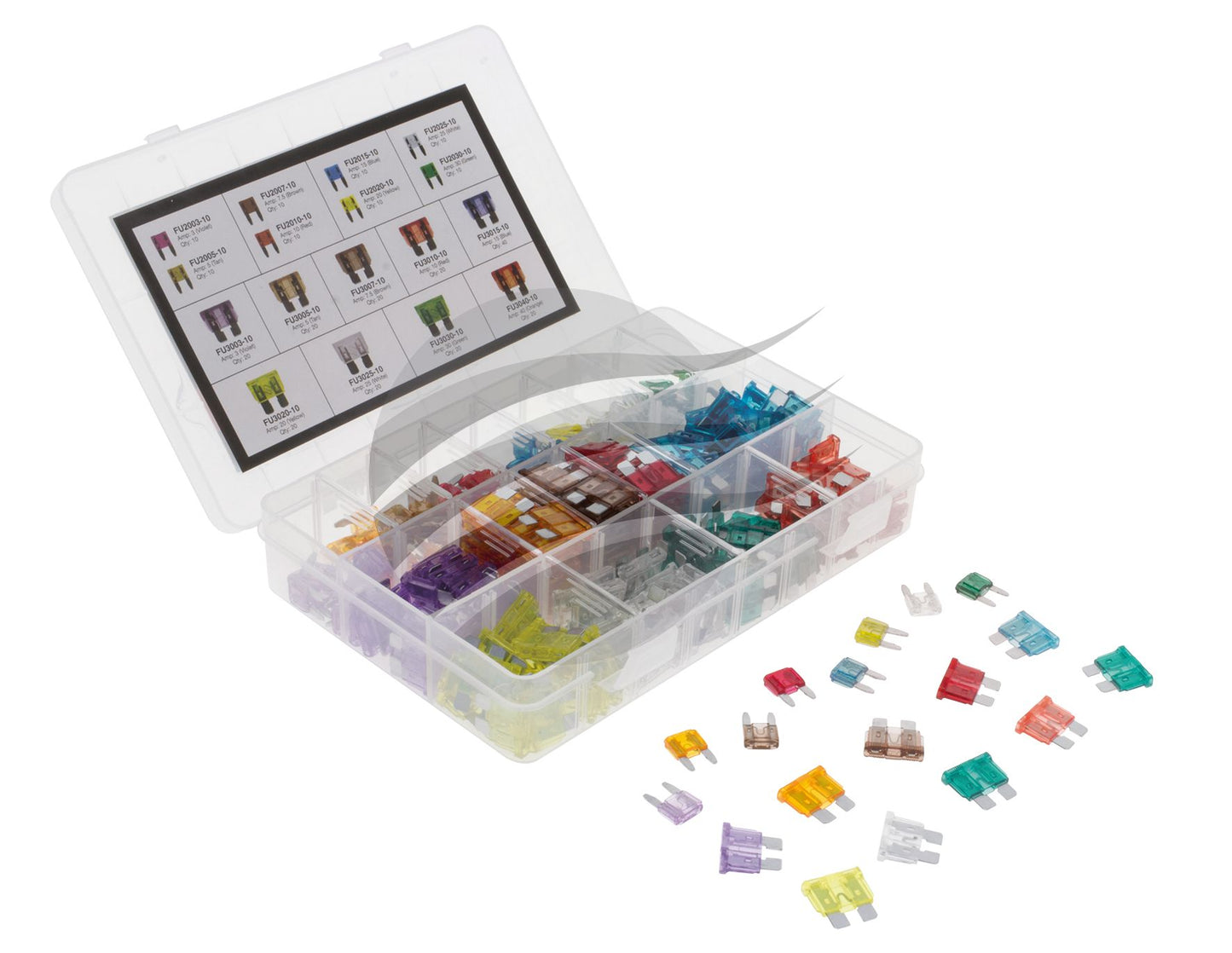 FUSE ASSORTMENT KIT 280PCS STANDARD BLADE FUSE