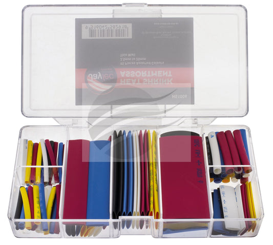 95 PCS HEAT SHRINK ASSORTMENT KIT ASSORTED COLOURS 2.5-20mm