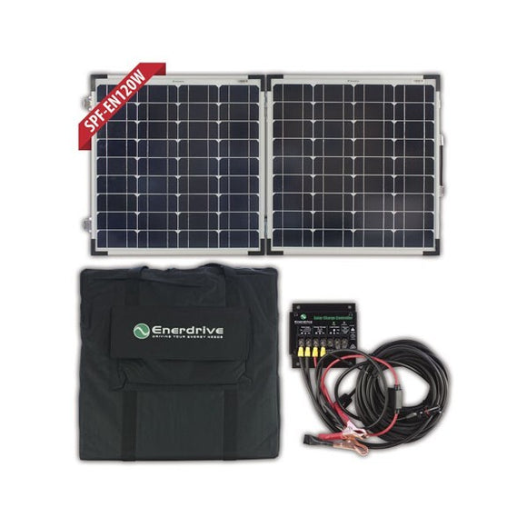 Enerdrive 120W Folding Solar Panel Kit