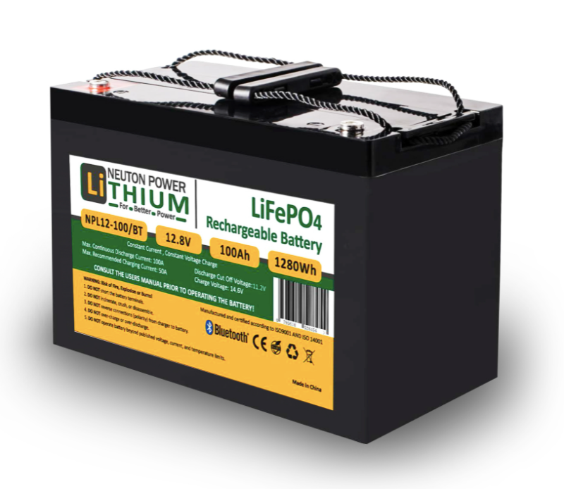 Neuton Power 100ah Lithium W/ Bluetooth App
