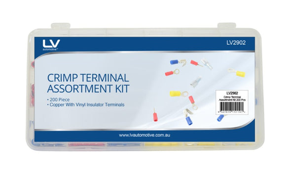 CRIMP TERMINAL ASSORTMENT KIT 200PCS X TERMINALS