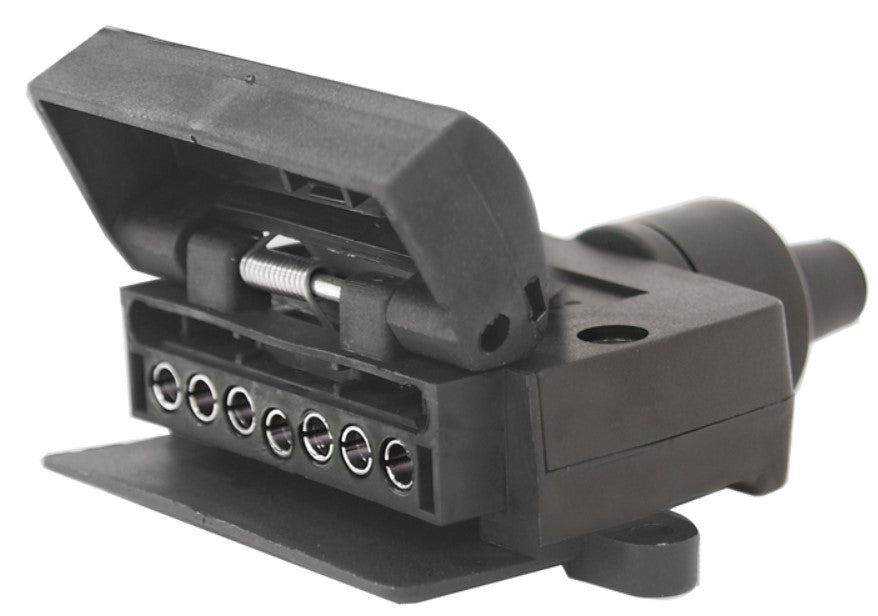 7 PIN FLAT TRAILER PLUG CAR SIDE