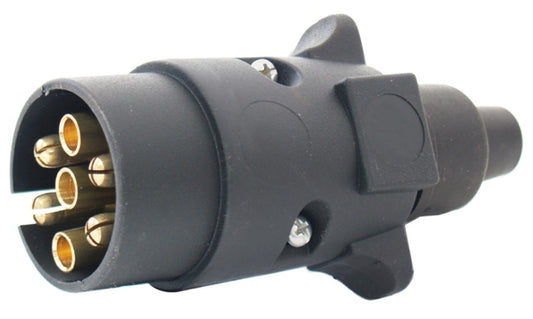7 PIN ROUND TRAILER PLUG TRAILER SIDE