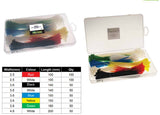 CABLE TIE VALUE PACK ASSORTED 500 CABLE TIES