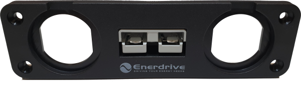 Enerdrive Panel Mount 50A Anderson Plug Holder and 2 Socket Holes