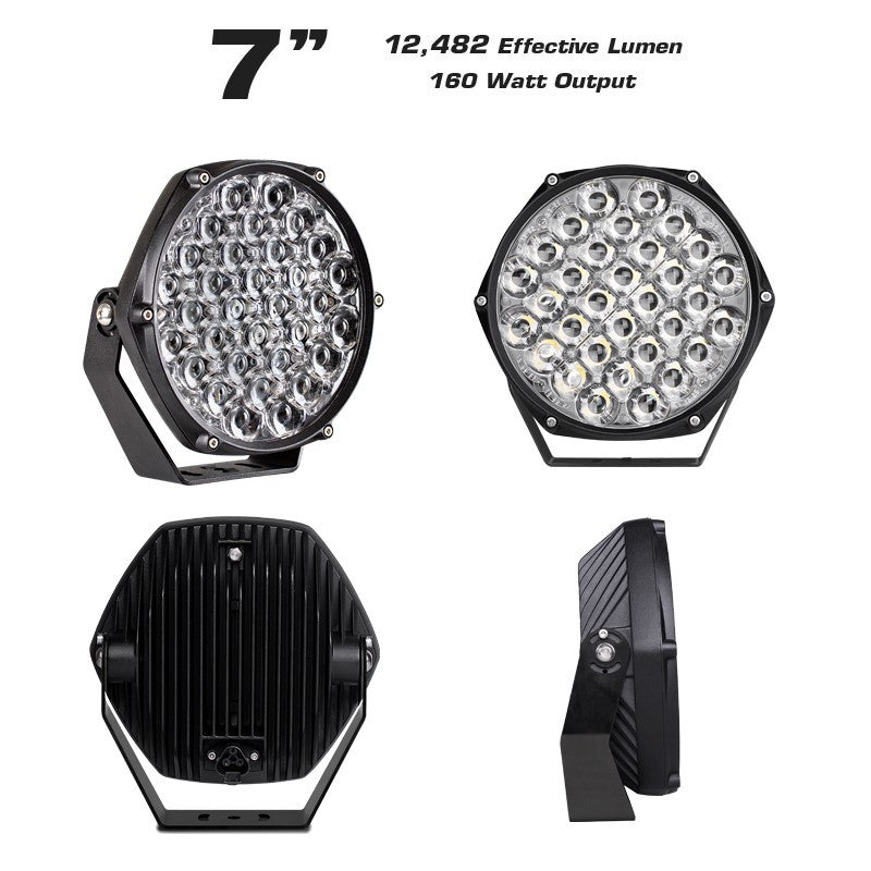 7" TIR OPTICS Driving Lamps